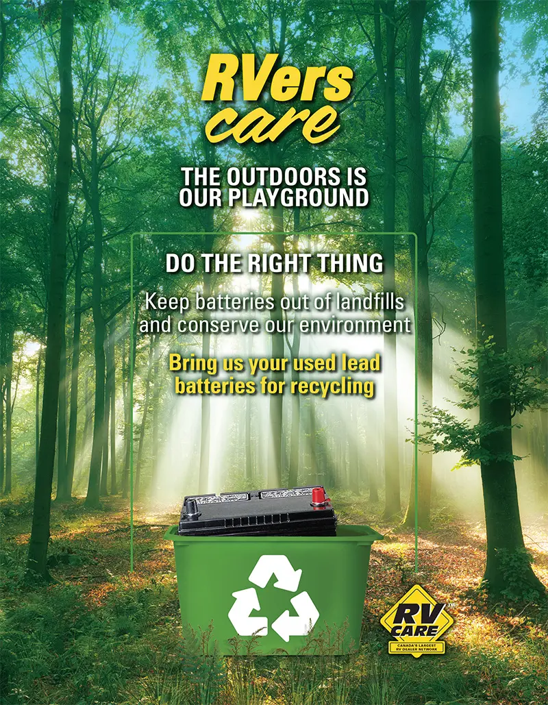 RV battery recycling